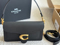 The Classic C Flap Shoulder Bag - Black Leather
