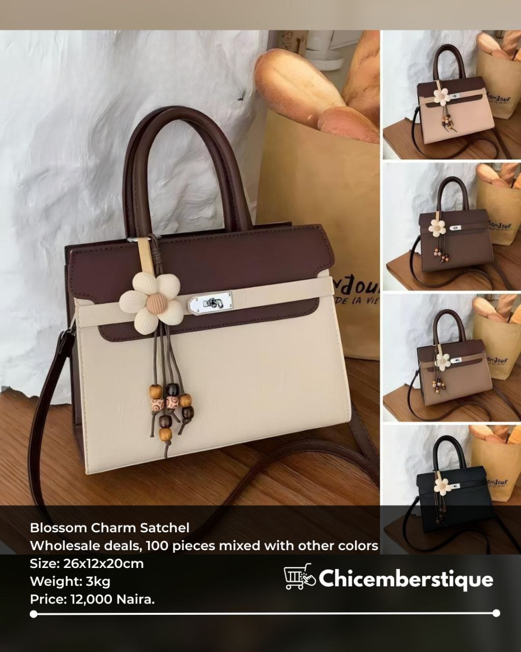 Blossom Charm Satchel