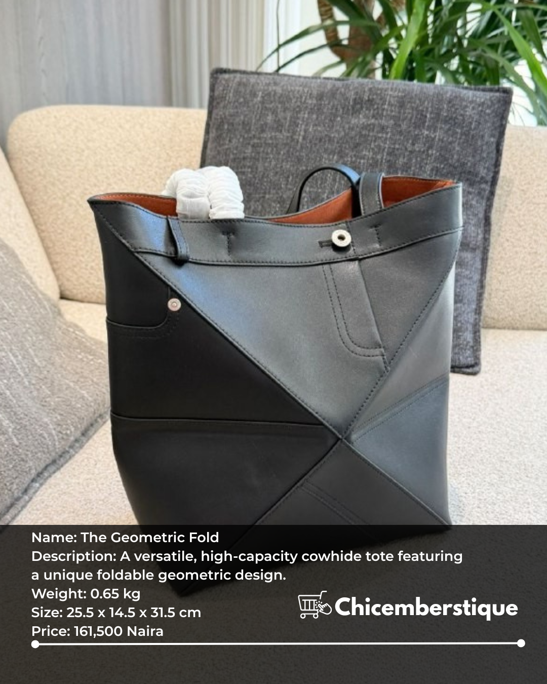 The Geometric Fold Bag