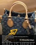 The Azure Bloom Bag